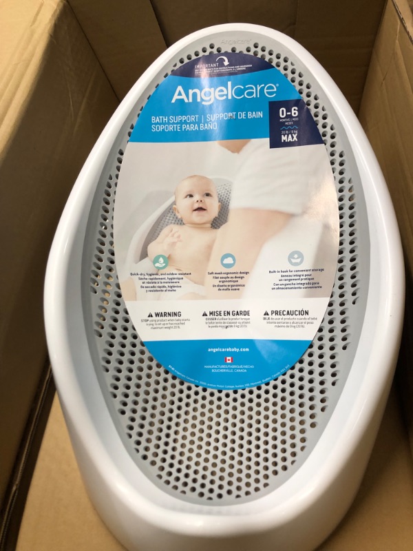 Photo 2 of Angelcare Baby Bath Support (Grey) | Ideal for Babies Less than 6 Months Old