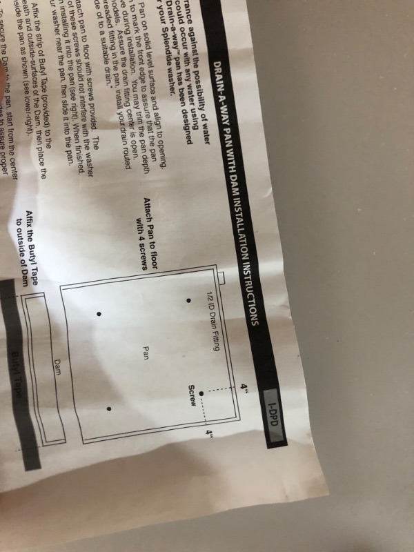 Photo 3 of WESTLAND SALES PI-22 Drain-A-Way Pan 24" X 22.5" , white