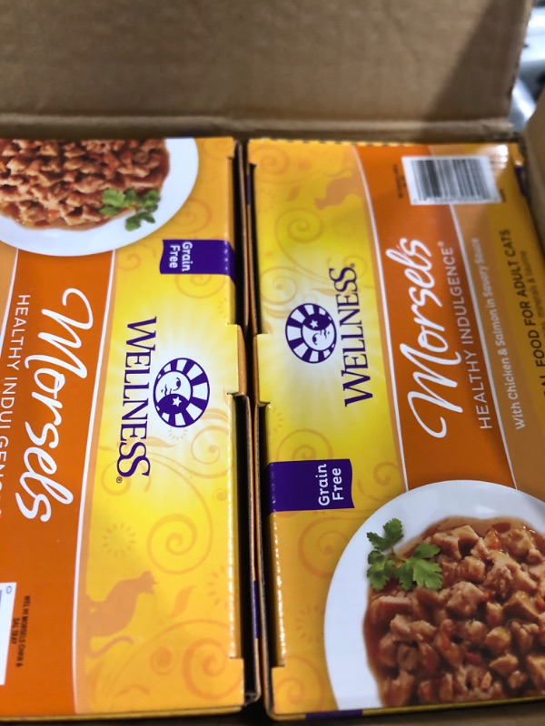 Photo 1 of (non refundable item)(24count) (see all images) Wellness Healthy Indulgence Natural Grain Free Wet Cat Food, Morsels 