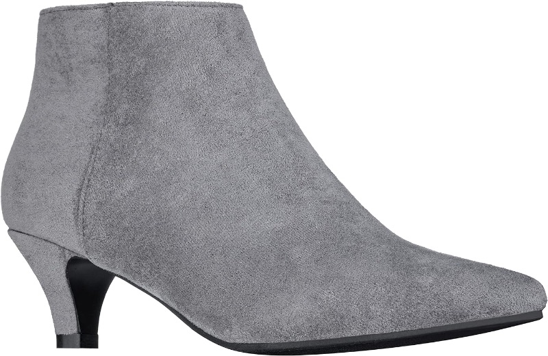 Photo 1 of ILLUDE Women's Fashion Ankle Boots Pointed Toe Ankle Booties Low Heel Short Boots-11