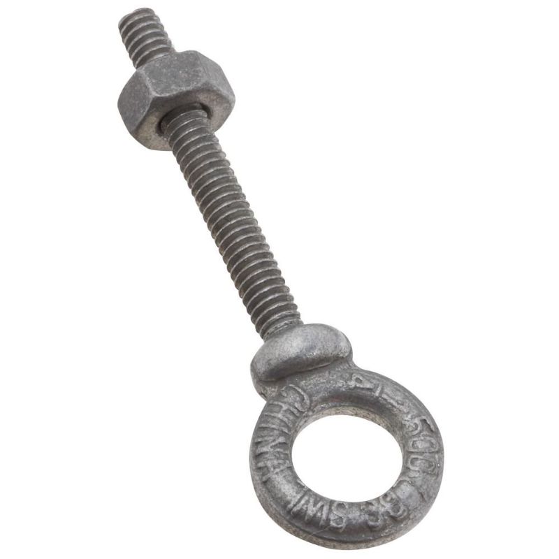 Photo 1 of **BUNDLE**No Returns**(2 qty) National Hardware N245-076 3260BC Eye Bolt in Galvanized 1/4" x 2"