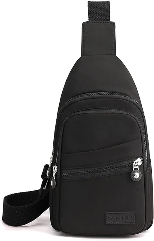 Photo 1 of Long Keeper Sling Chest Bag - Women Men Waterproof Crossbody Backpack Traveling Running Hiking Shoulder Daypack Bag