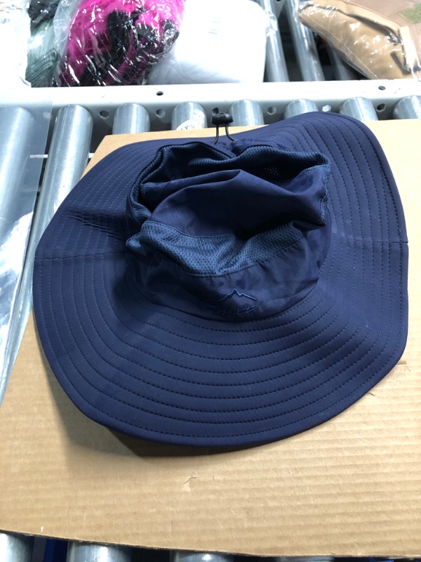 Photo 2 of Wmcaps UPF 50+ Sun Protection Hats for Men Women, Wide Brim Waterproof Bucket Hat for Fishing, Hiking, Garden, Outdoor