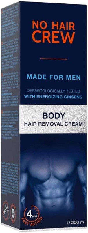 Photo 1 of **NO RETURNS**No Hair Crew Body At Home Hair Removal Cream for Manscaping Unwanted Hair with Energizing Ginseng, Premium Depilatory, Painless & Flawless, Made for Men, 200ml