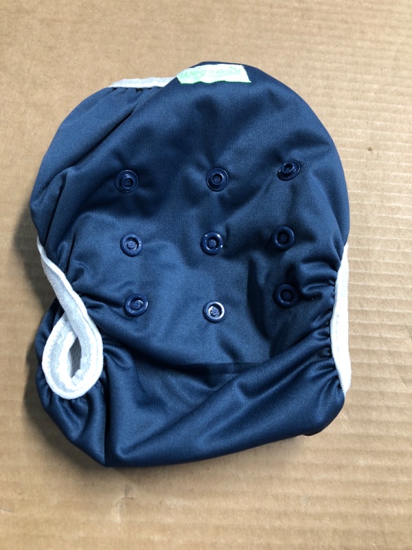 Photo 1 of Bambio & Boo - Leak-Proof Reusable Swim Diapers, Easy-Wash Design & Fully Adjustable, 9-40 Months-Small (Blue)