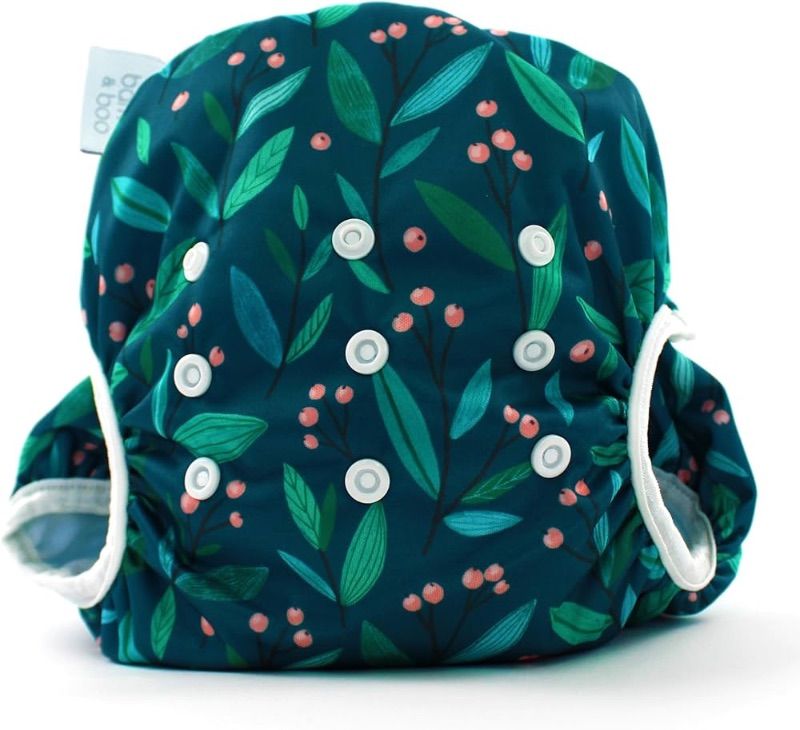 Photo 1 of Bambio & Boo - Leak-Proof Reusable Swim Diapers, Easy-Wash Design & Fully Adjustable, 9-40 Months-Small (Blue)