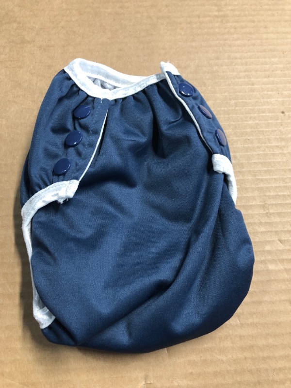 Photo 1 of Bambio & Boo - Leak-Proof Reusable Swim Diapers, Easy-Wash Design & Fully Adjustable, 9-40 Months-Small (Blue)
