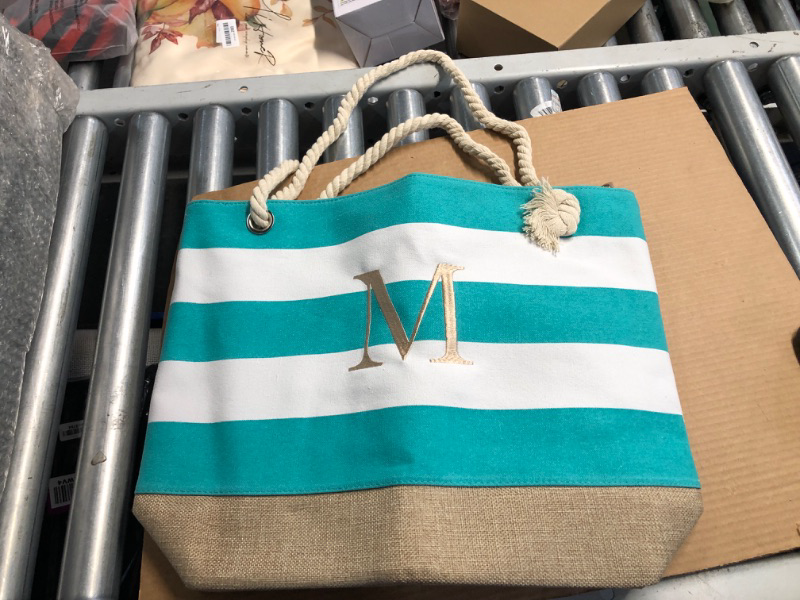 Photo 1 of Initial Beach Tote Bag 