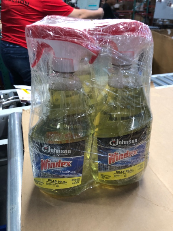 Photo 2 of **BUNDLE**No Returns**(6 qty) Windex Multisurface Cleaner and Disinfectant Spray, Citrus Fresh Scent, 23 Fl Oz