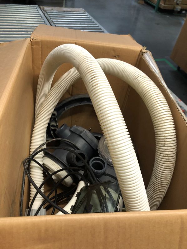 Photo 4 of ***HEAVILY USED AND DIRTY - LIKELY MISSING PARTS - UNABLE TO TEST***
INTEX 26645EG SX2100 Krystal Clear Sand Filter Pump for Above Ground Pools, 12in & GAME 4560 40mm to 1 1/2 Inch Conversion Kit (For Intex & Bestway Pools) 12in Sand Filter Pump + Convers