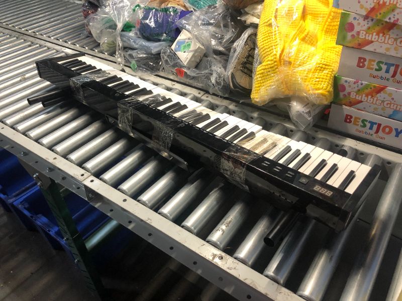 Photo 1 of ***USED - UNKNOWN MAKE AND MODEL - SEE COMMENTS***
88 Key Piano, Black, With Stand, Pedal, And Music Holder