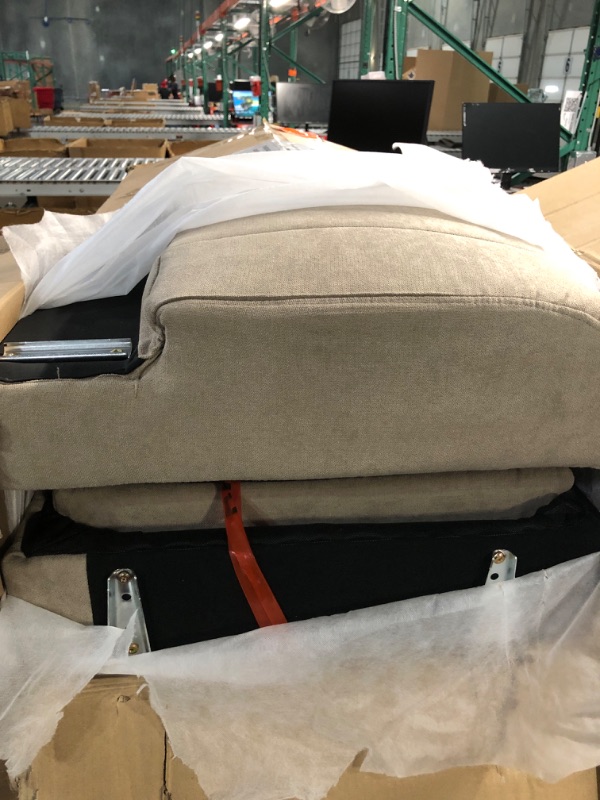 Photo 1 of [NONREFUNDABLE, FOR PARTS/ READ NOTES]
Shintenchi Upgraded Convertible Sectional Sofa Couch, 3 Seat L Shaped Sofa with High Armrest Linen Fabric Small Couch Mid Century for Living Room, Apartment and Office (Beige)