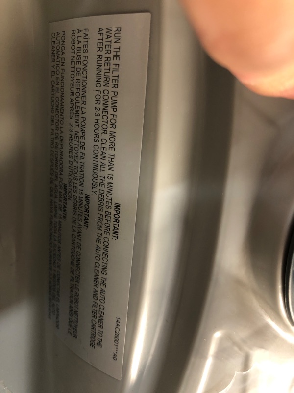 Photo 3 of ***USED - MAJOR DAMAGE - SEE PICTURES - UNABLE TO TEST - LIKELY MISSING PARTS***
Intex Above Ground Swimming Pool Automatic Vacuum Cleaner w/ 1.5 Fitting