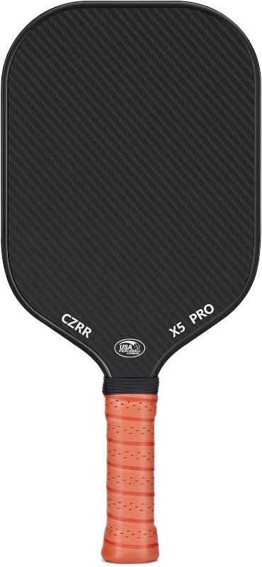 Photo 1 of 
Pickleball Paddle, USA Pickleball Approved, 3K Raw Carbon Fiber Surface