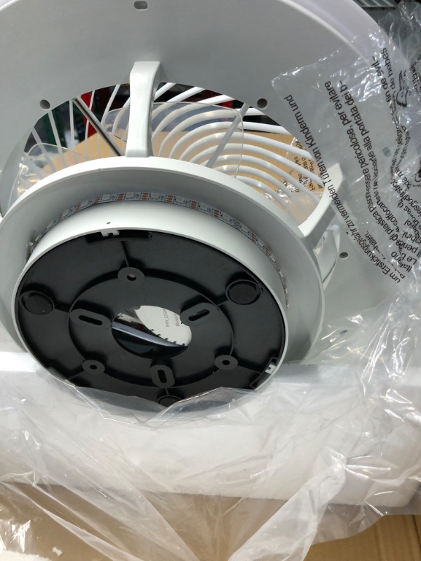 Photo 1 of LODADRA 20'' Ceiling Fans with Lights, Low Profile Ceiling Fan with Light and Remote, Flush Mount Ceiling Fan with 6-Speed Reversible for Bedroom Living Room Kitchen Back RGB+Silver