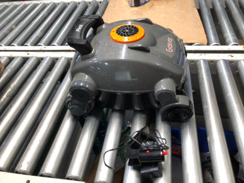 Photo 6 of ***HEAVILY USED AND DIRTY - LIKELY MISSING PARTS - UNABLE TO TEST***
Pivot Pool Vacuum for Inground Pools, Wall Climbing Cordless Robotic Pool Cleaner, Self-Parking Capabilities, Quick Water Release, 100 Mins Battery Life for Pools up to 1076 Sq.Ft - Gray