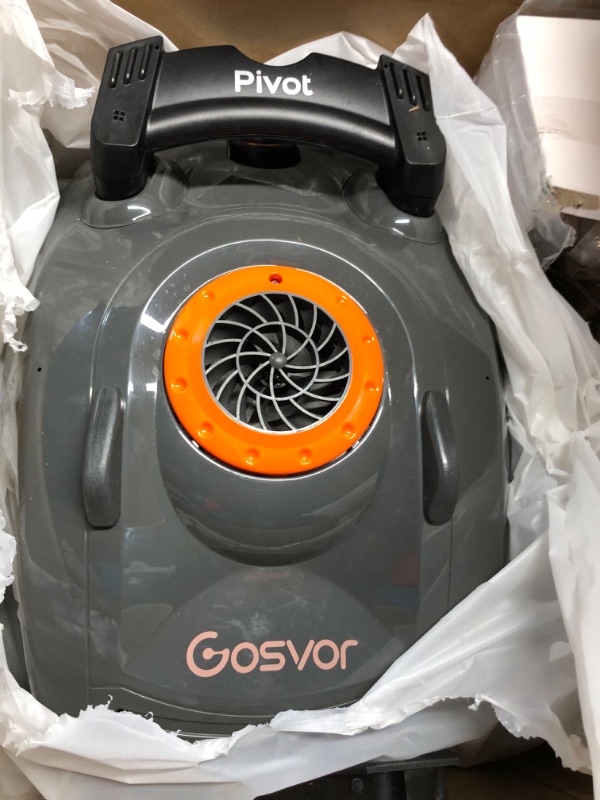 Photo 3 of ***HEAVILY USED AND DIRTY - LIKELY MISSING PARTS - UNABLE TO TEST***
Pivot Pool Vacuum for Inground Pools, Wall Climbing Cordless Robotic Pool Cleaner, Self-Parking Capabilities, Quick Water Release, 100 Mins Battery Life for Pools up to 1076 Sq.Ft - Gray