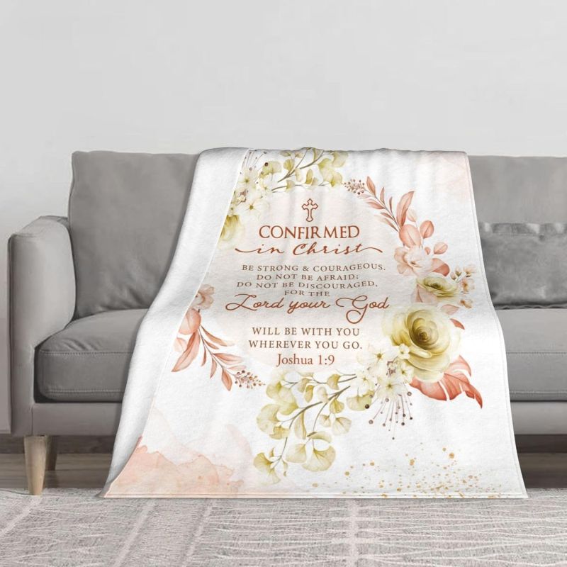 Photo 1 of 
Roll over image to zoom in







Confirmation Gifts for Teenage Girl, Confirmation Gift for Girls, Confirmation Present for Girls, Confirmation Gift for Teen Girls, Best Confirmation Gifts Decorations Throw Blanket 60"X50