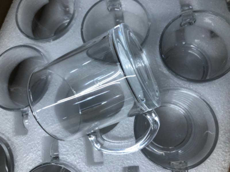 Photo 1 of  4 oz Glass Espresso Coffee Cups, Small Espresso Mugs 12 cups