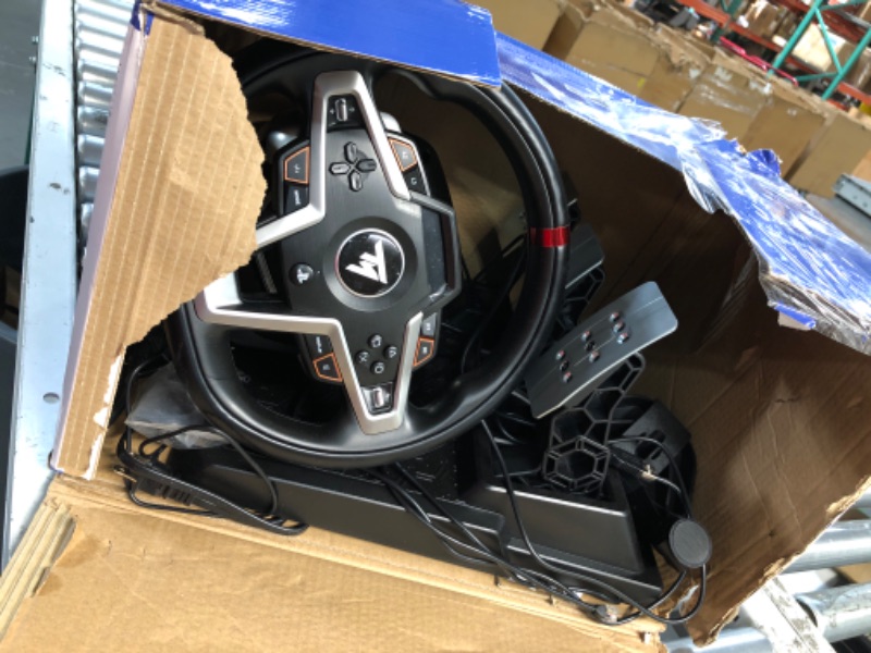 Photo 2 of **PARTS ONLY NON-REFUNDABLE READ NOTES**THRUSTMASTER T248P, Racing Wheel and Magnetic Pedals, HYBRID DRIVE, Magnetic Paddle Shifters, Dynamic Force Feedback, Screen with Racing Information (Compatible with PS5, PS4, PC)
