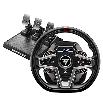 Photo 1 of **PARTS ONLY NON-REFUNDABLE READ NOTES**THRUSTMASTER T248P, Racing Wheel and Magnetic Pedals, HYBRID DRIVE, Magnetic Paddle Shifters, Dynamic Force Feedback, Screen with Racing Information (Compatible with PS5, PS4, PC)
