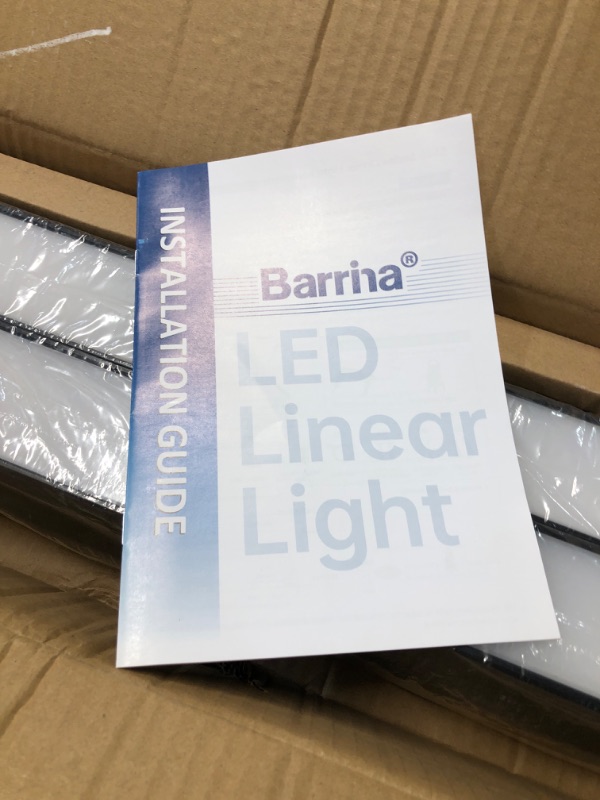View 3 of Barrina LED Linear Light, 4FT 0-10V Dimmable Suspended Lighting 2-Pack