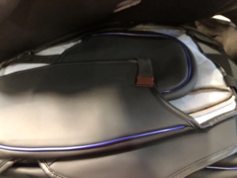 Photo 1 of Huidasource Wrangler JL Seat Covers 4 Door, Leather Car Seat Covers Full Set Black&Blue