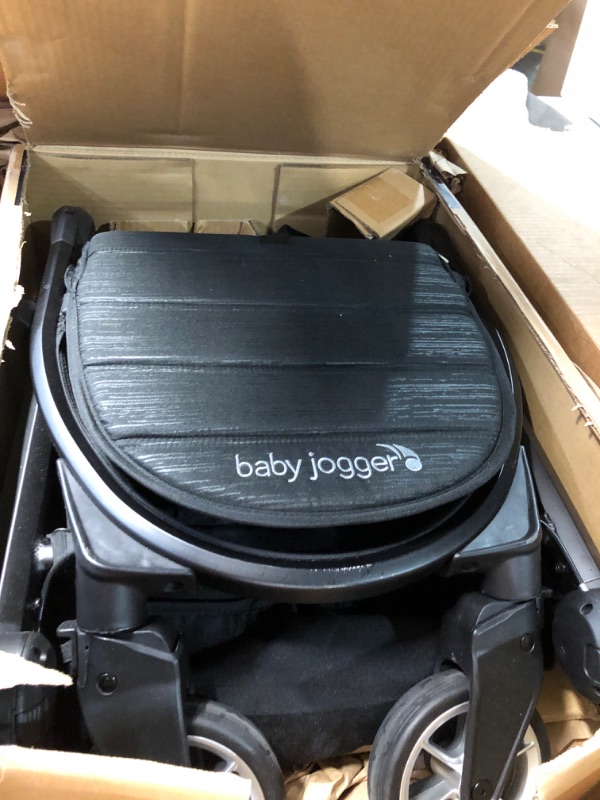 Photo 3 of Baby Jogger City Tour 2 Ultra-Compact Travel Stroller, Jet City Tour 2 Stroller Pitch Black