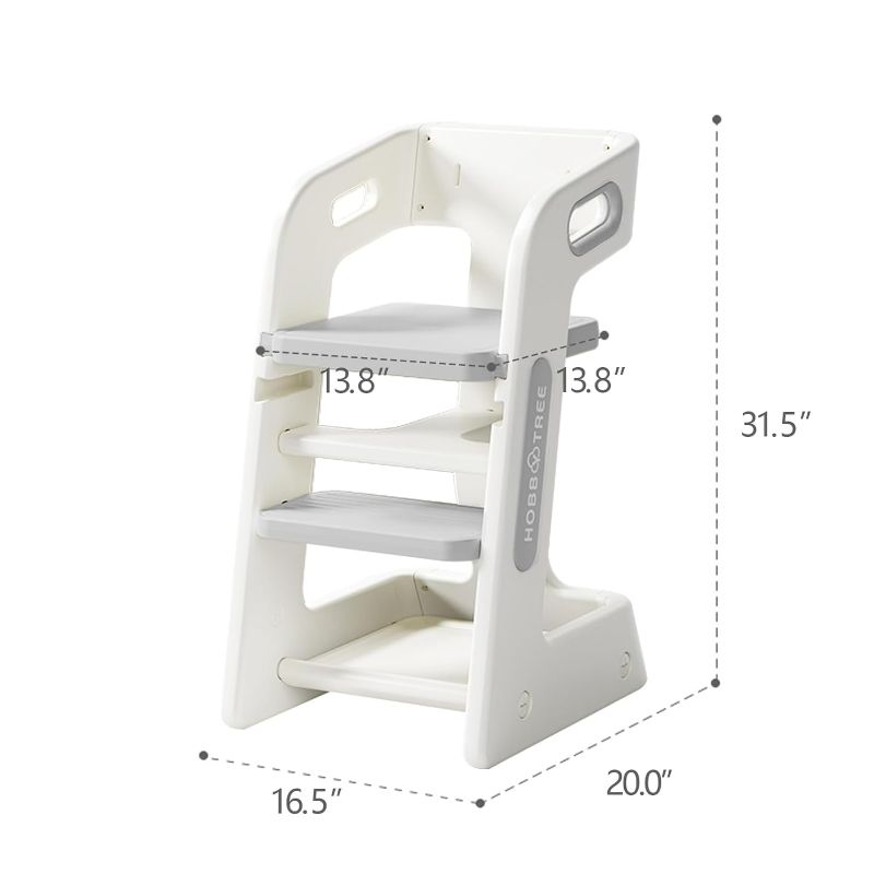 Photo 3 of (missing manual) High Chair for Kids Adjustable Dining Chair with Steps Toddler Baby High Chair 