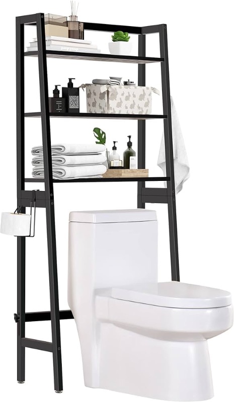 Photo 1 of ***NON-REFUNDABLE FOR PARTS ONLY **
MallKing Over The Toilet Storage, Wooden 3-Tier Over-The-Toilet Rack 