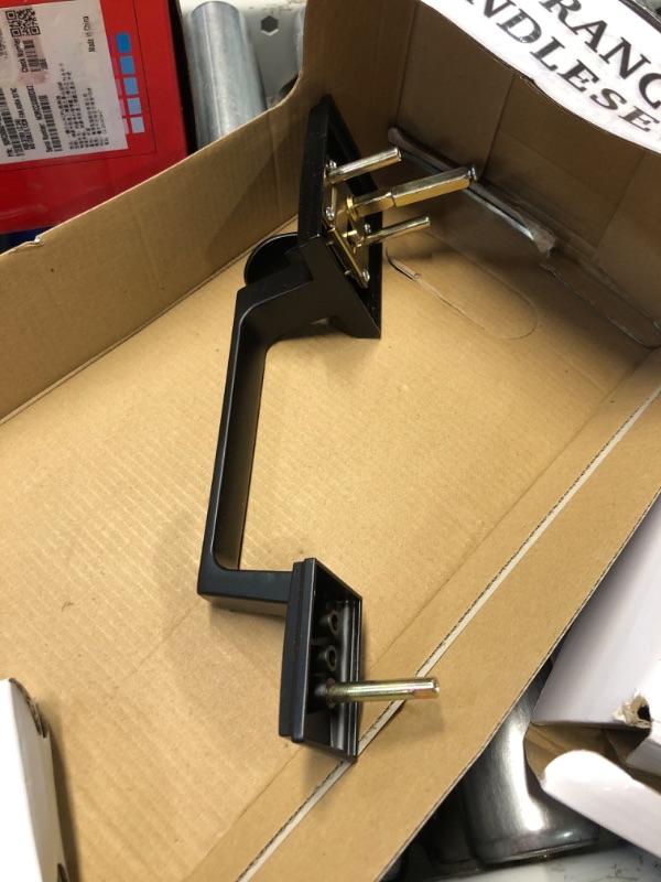 Photo 1 of ***NON-REFUNDABLE FOR PARTS ONLY ***
Entry Door Handleset in Matte Black Finish - Single Cylinder Handleset with Lever  