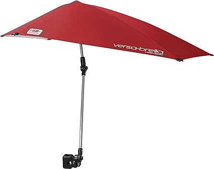 Photo 1 of **MINOR DAMAGE** READ NOTES**
Sport-Brella Versa-Brella SPF 50+ Adjustable Umbrella Red