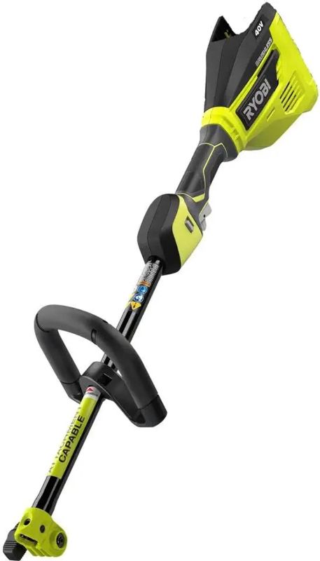 Photo 1 of **** PARTS...handle only (pole rest not included***(Ryobi RY40007VNM Brushless Expand-It 40-Volt Lithium-Ion Cordless Attachment Capable Trimmer Power Head- 2020 Model (Battery and Charger NOT Included)