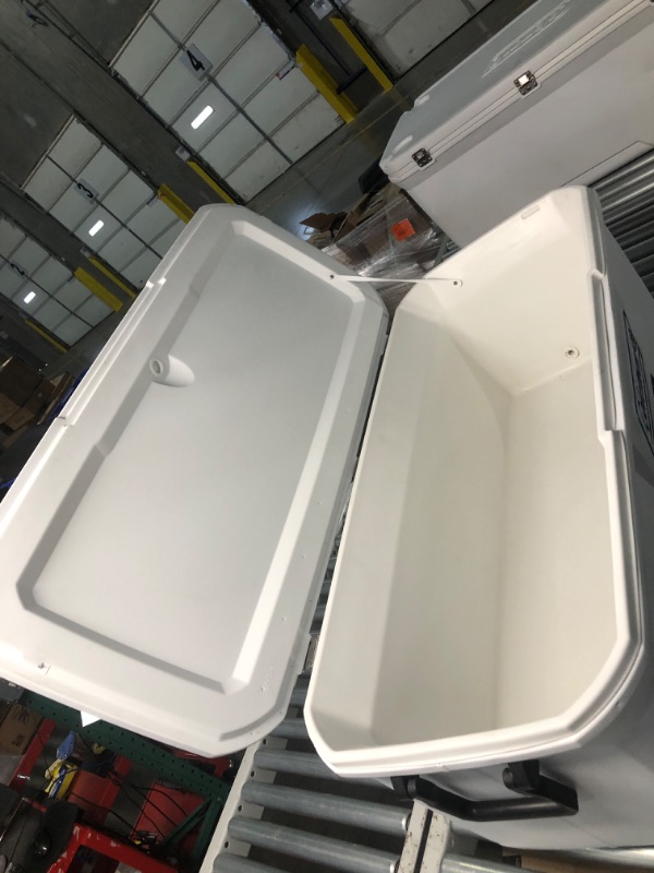 Photo 3 of ***(MINOR DAMAGE/ SEE NOTES) ***
Coleman 150-Quart Marine Hard Ice Chest Cooler, White