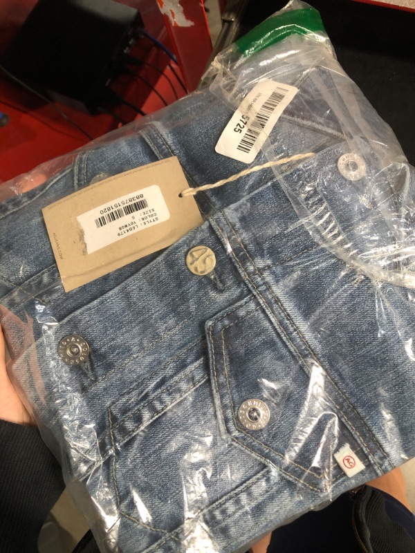 Photo 2 of (READ FULL POST) AG Adriano Goldschmied Women's MYA Jean Jacket, years magnetic blue, Small