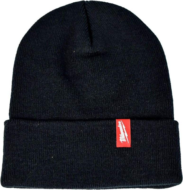 Photo 1 of 
Milwaukee 506B Men's Black Acrylic Cuffed Beanie Hat
