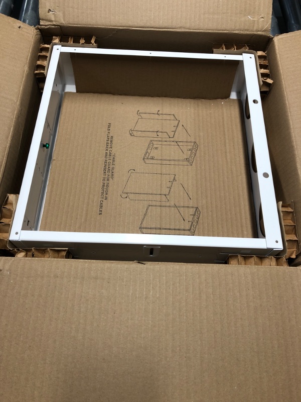 Photo 1 of Legrand - OnQ, Cable Management, Structured Media Enclosure, In-Wall Enclosure, 14 inch, Glossy White, EN1480 14 inch Enclosure ONLY