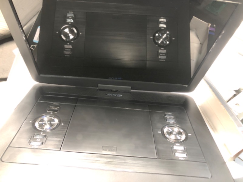 Photo 1 of WONNIE 17.9’’ Large Portable DVD/CD Player with 6 Hrs 5000mAH Rechargeable Battery, 15.4‘’ Swivel Screen?1366x768 HD LCD TFT, Regions Free, Support USB/SD Card/ Sync TV , High Volume Speaker 15.4 inch Black