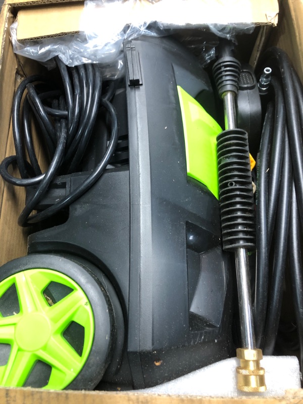 Photo 2 of (Similar to Stock Photo) Electric Pressure Washer,4500PSI Max 2.8 GPM 20FT Hose,35FT Power Cord 4 Different Tips Foam Cannon Power Washer
