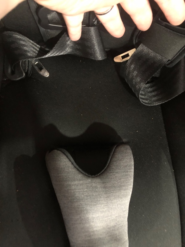 Photo 5 of ***USED READ NOTES***Chicco MyFit ClearTex Harness + Booster Car Seat - Shadow | Black Shadow MyFit with ClearTex No Chemicals Harness&Booster Car Seat