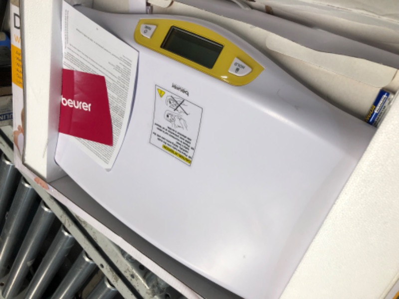 Photo 1 of Beurer BY80 Digital Baby Scale, Infant Scale for Weighing in Pounds, Ounces, or Kilograms up to 44 lbs, Newborn Scale with Hold Function, Pet Scale for Cats and Dogs