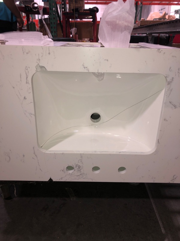 Photo 4 of (NON-REFUNDABLE) allen and roth white vanity  36IN ***[GENERAL POST - STOCK PHOTO NOT FOUND - READ FULL POST]***