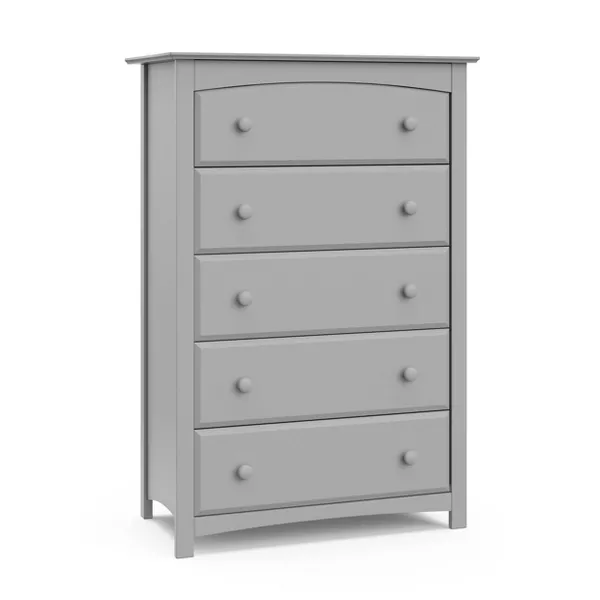 Photo 1 of *READ NOTES**Storkcraft Kenton 5 Drawer Dresser with Interlocking Drawers
