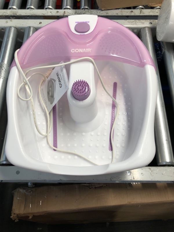 Photo 3 of Conair Soothing Pedicure Foot Spa Bath with Soothing Vibration Massage, Deep Basin Relaxing Foot Massager 