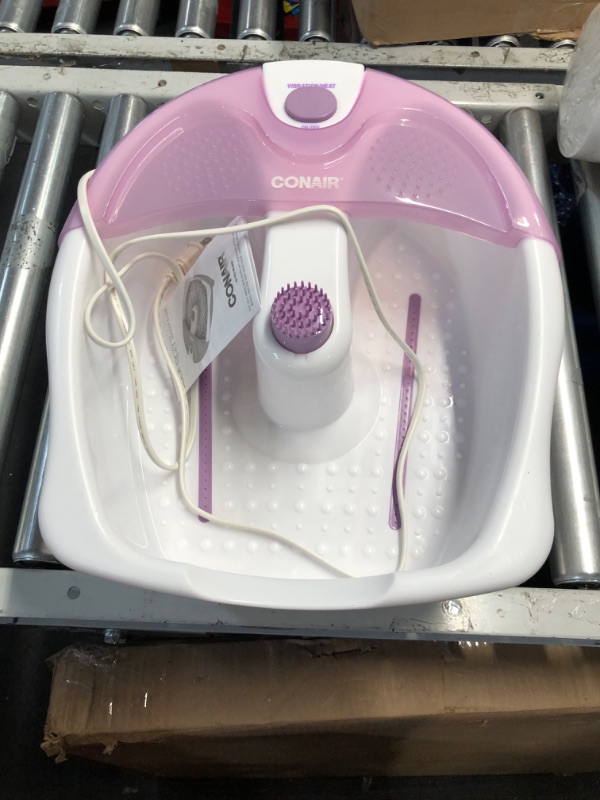 Photo 2 of Conair Soothing Pedicure Foot Spa Bath with Soothing Vibration Massage, Deep Basin Relaxing Foot Massager 