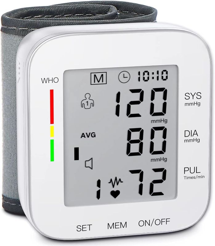 Photo 1 of MMIZOO Wrist Blood Pressure Monitor Bp Monitor Large (W1681)