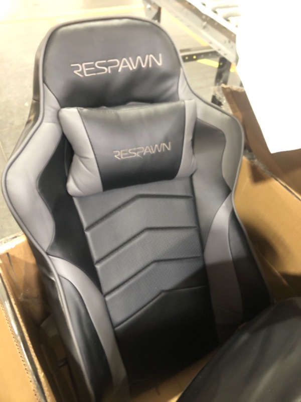 Photo 2 of (incomplete missing hardware)(see all images) RESPAWN-900 Racing Style Reclining Gaming Chair, Black