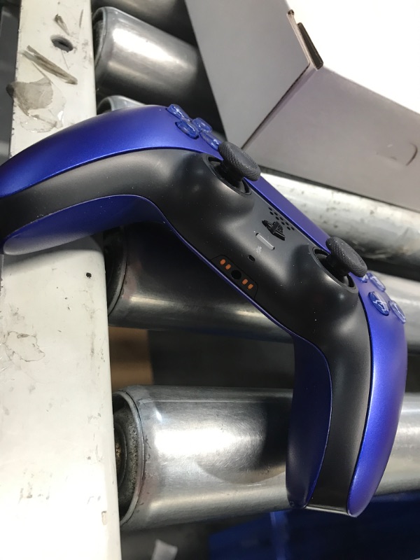 Photo 5 of **LOOKS USED** PlayStation DualSense Wireless Controller - Cobalt Blue