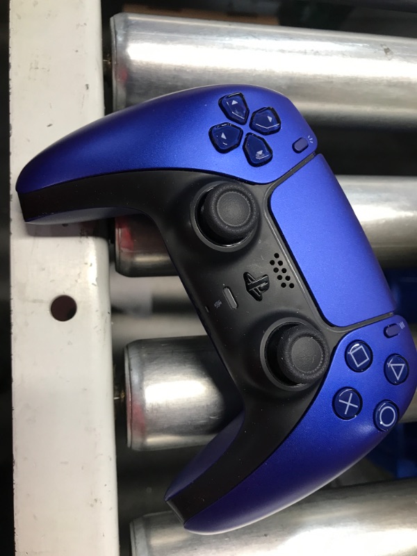 Photo 2 of **LOOKS USED** PlayStation DualSense Wireless Controller - Cobalt Blue