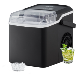 Photo 1 of (NON-REFUNDABLE) VEVOR Countertop Ice Maker, 9 Cubes Ready in 7 Mins, 26lbs in 24Hrs, Self-Cleaning Portable Ice Maker with Ice Scoop and Basket, Ice Machine with 2 Sizes Bullet Ice for Home Kitchen Office Bar Party
